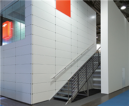 Indoor aluminum veneer ceiling and curtain wall